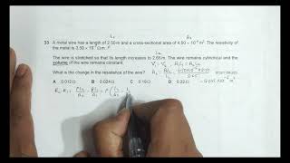 2023 CAIE AS & A level May June Physics Paper 11 Q N 33 (9702/11/M/J/23) by Sajit C Shakya