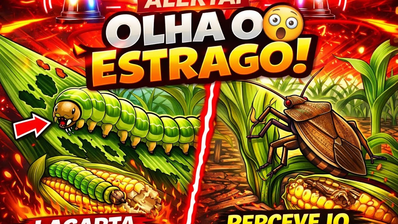 OLHA O ESTRAGO! Se Lagarta e PercevejoACABANDO com o Milho