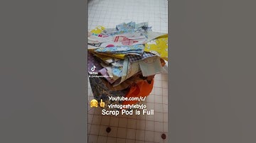 Scrap Pod is full!! Time to Get Busy Using Up These Scraps🤗👍