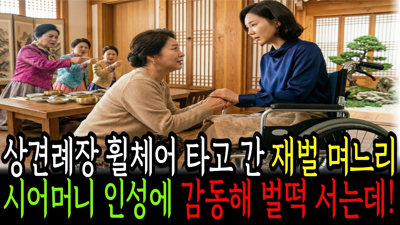예비 시어머니 시험하러 하반신마비라고 속인 재벌 며느리 시어머니 인성에 감동하여 자리에서 벌떡 일어나는데! 시니어사연 | 인생사연 | AI 영상