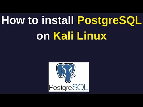 69. PostgreSQL DBA: How to install PostgreSQL on Kali Linux