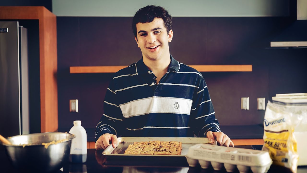 Baking Blondies—Dorm Style!