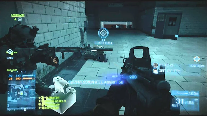 BF3 Metro Madness-Man I love this Gun!