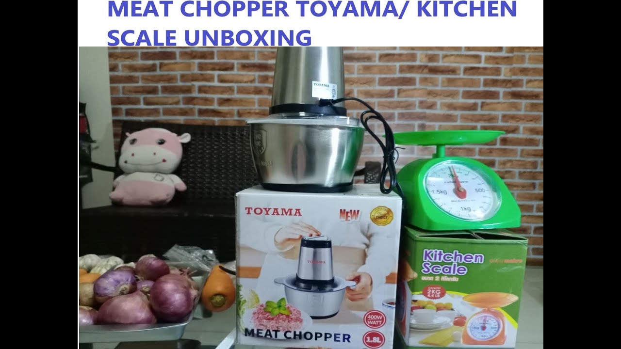 MEAT CHOPPER "TOYAMA" and KITCHEN SCALE UNBOXING