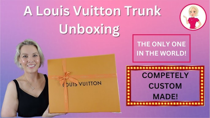 REVEALING MY LV MALLE FLEURS TRUNK - how I chose it, inclusions, painting  etc. 