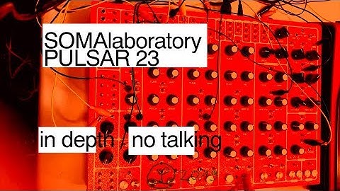 SUPERBOOTH19: SOMA laboratory PULSAR 23 // HANDs ON // ambient drum synthesizer //no talking