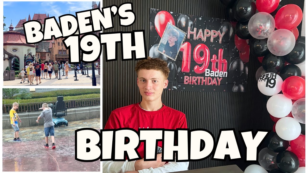 Celebrating Baden’s 19th at Epcot’s Biergarten! 🍻🎂 | Disney Magic & Rainy Adventures