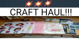 CRAFT SUPPLIES HAUL !!! ||My craft collection with their prices