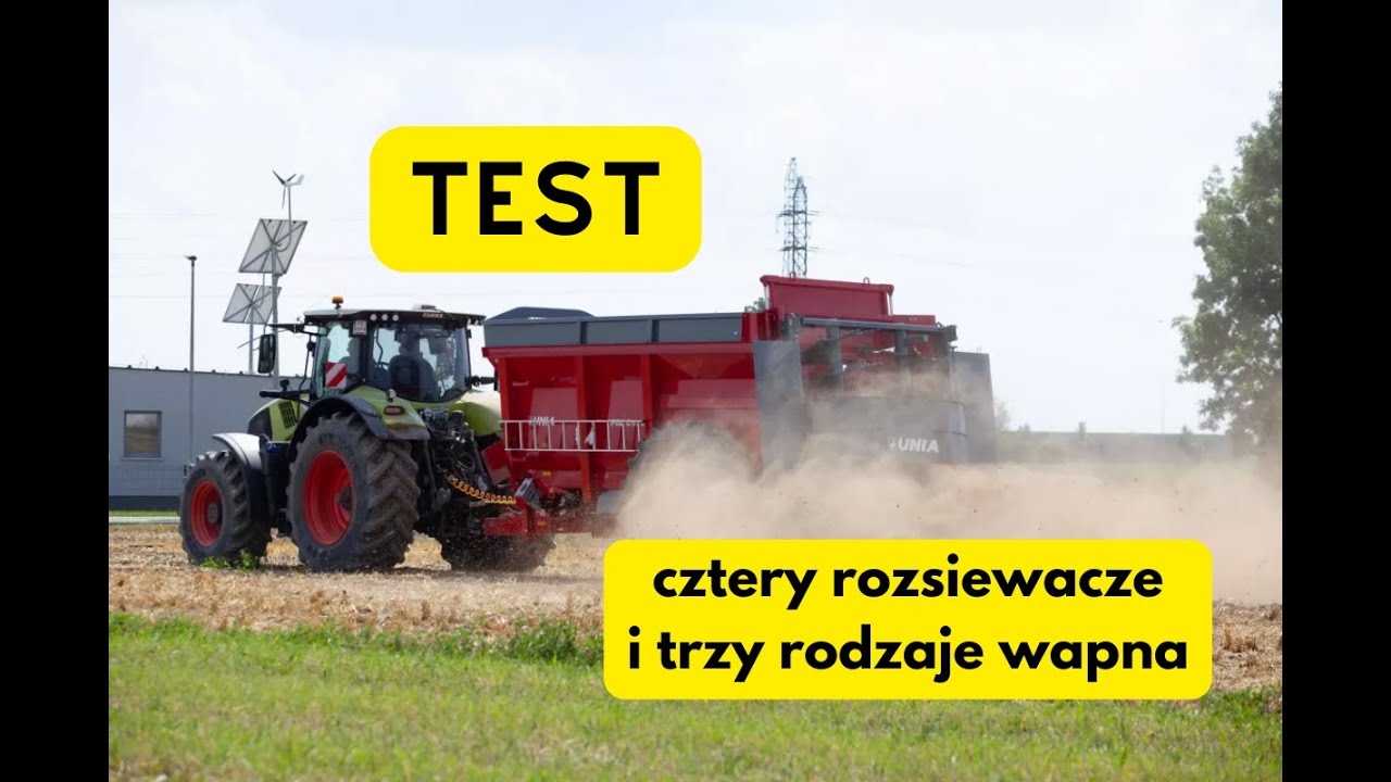 Cztery sposoby wysiewu wapna [TEST ROZSIEWACZY I NAWOZU]