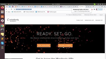 How to get MindBody Online developer account and key info.