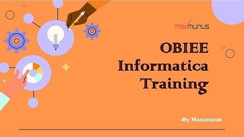 OBIEE INFORMATICA Training & Certification Tips