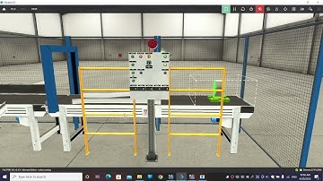 Sorting object in conveyor belt based on color