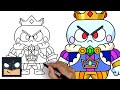 How To Draw King Lou | Brawl Stars