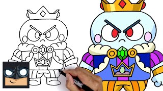 how to draw king lou brawl stars