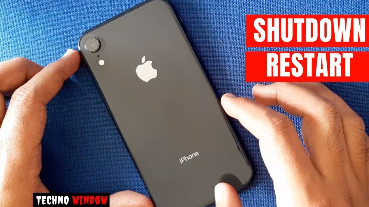 How to Power Off and Restart iPhone XR YouTube