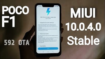 POCO F1 MIUI 10 STABLE UPDATE