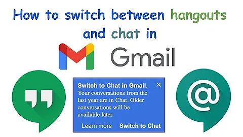 How to Switch Between Google Hangouts and Chat in Gmail