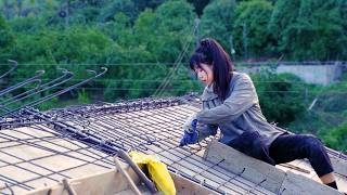 ONE GIRL, Build 150 sqm House from the Ground Up! 1-Year Journey in 25 Minutes!