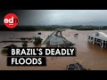 Horror Floods Kill Over 50 In Brazil
