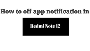 How to turn off notifications stop in Redmi note 12||#bangla#notification#redminote12