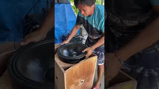 sub speaker test 18"