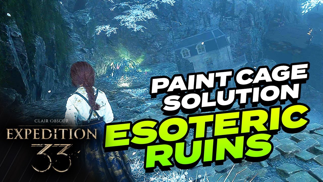 Решение для клетки с краской «Эзотерические руины» (расположение замков) | Clair Obscur: Expediti...