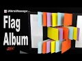 Tutorial Flag Album | DIY How to make Photo Scrapbook | JK Arts 1166