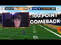 THE 100 POINT COMEBACK! (Football Fusion Funny Moments)