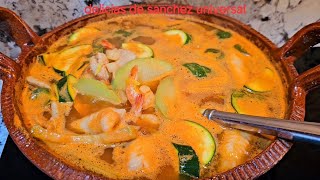 Caldo de pescado y camoron 🍊🌶🍤ami estilo