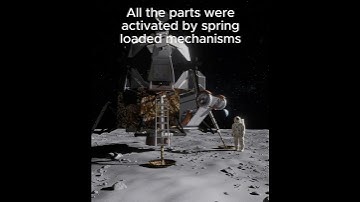 Apollo15 tribute made in blender 4.2 - lunar rover deployment sequence and vehicle moving on moon.