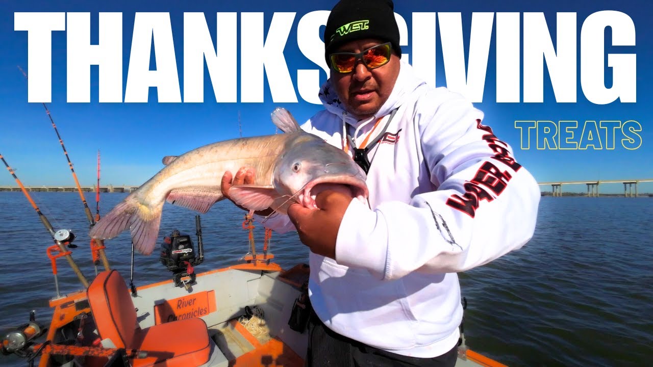 STRAIGHT catching fish on the Thanksgiving Holiday! (planer boards)