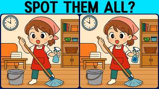 [Spot the Difference Brain Training] Try this slightly tricky puzzle.