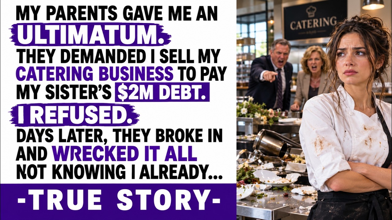 The night my father pounded on my door, he swore he would destroy everything I had built unless I sold my business to save my sister. I didn’t scream. I didn’t beg. I just closed the door and made...