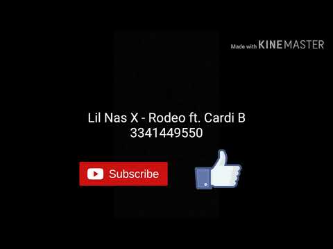 Lil Nas X Rodeo Ft Cardi B Roblox Id Code Youtube - roblox song id for i like it cardi b