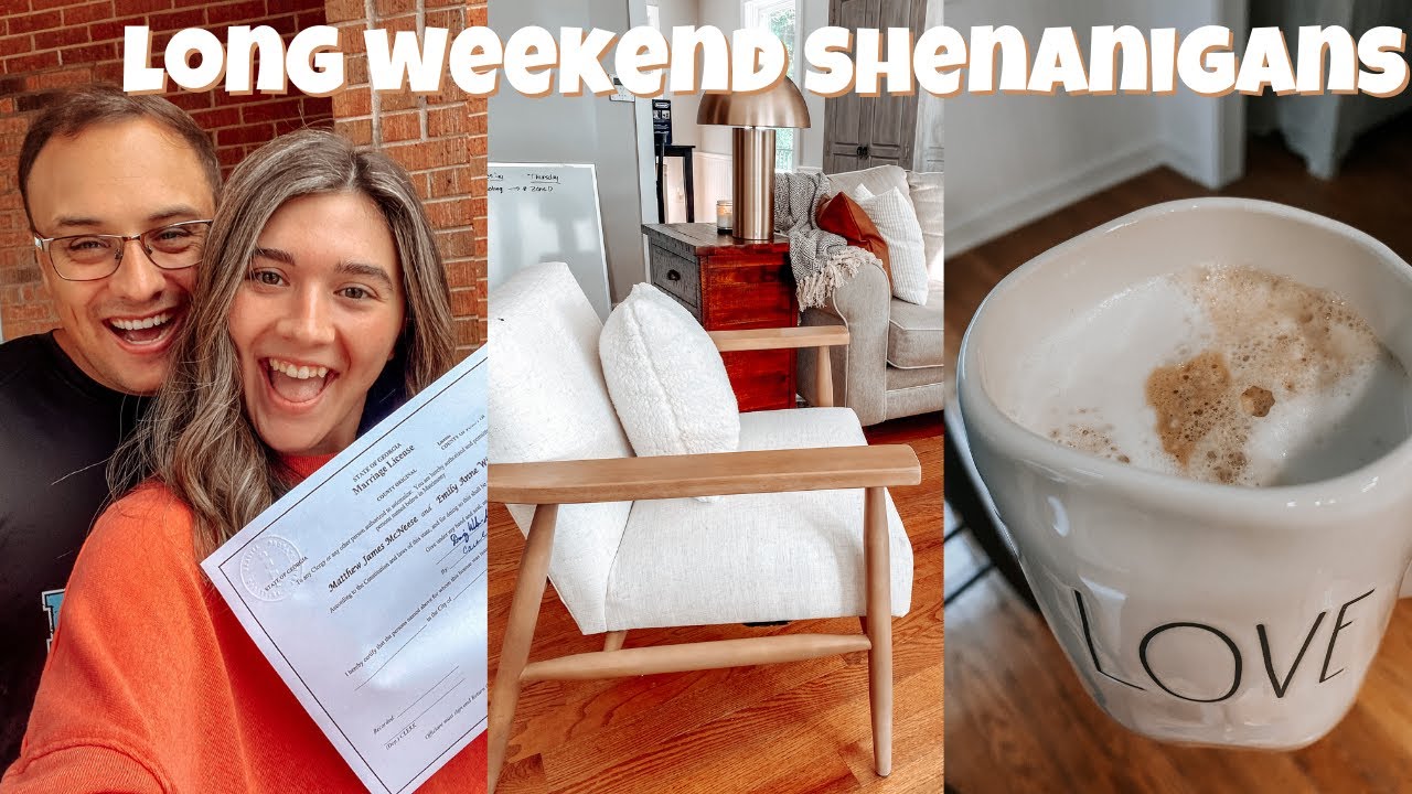SPEND THE WEEKEND WITH ME! // house updates, grocery haul, teacher style box, + more!