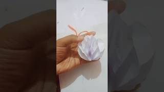 diy paper crystal 🔮 ball #video #art #new #diy #shorts #craft