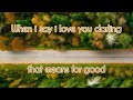 This I Swear - Nick Lachey (Lyrics)