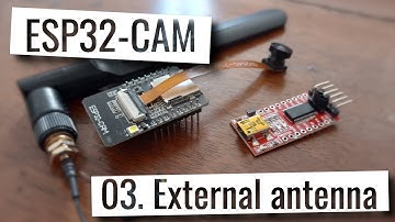 ESP32-CAM Board, how to set up external antenna