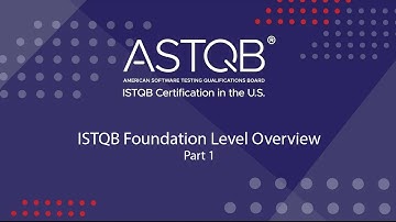 ISTQB Foundation Level v. 4.0 - Overview
