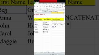 how to combine details of cells in Excel #excel #exceltips
