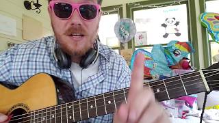 6ix9ine Anuel Aa BEBE easy guitar tutorial for beginners