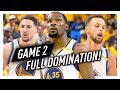 Kevin Durant, Stephen Curry & Klay Thompson Game 2 Highlights vs Cavaliers 2017 Finals - DOMINATION