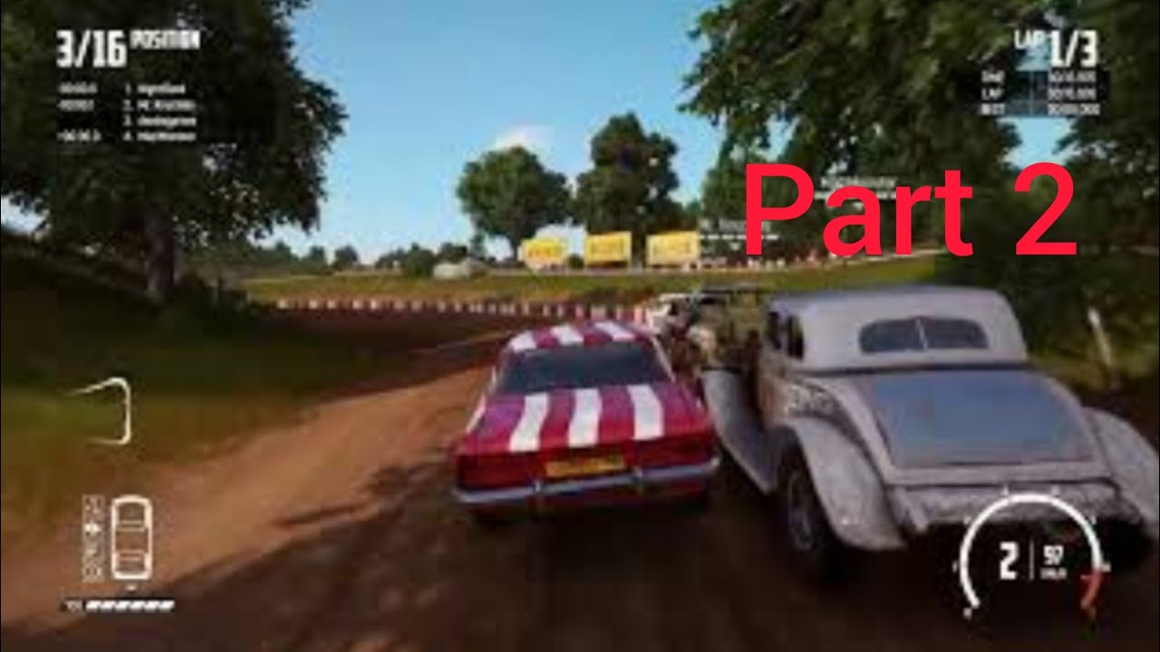 Wreckfest part 2 first car race - YouTube