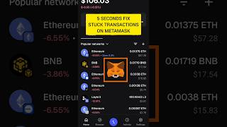 🚀 Fix Stuck MetaMask Transactions on Mobile in 5 Seconds! 🔥