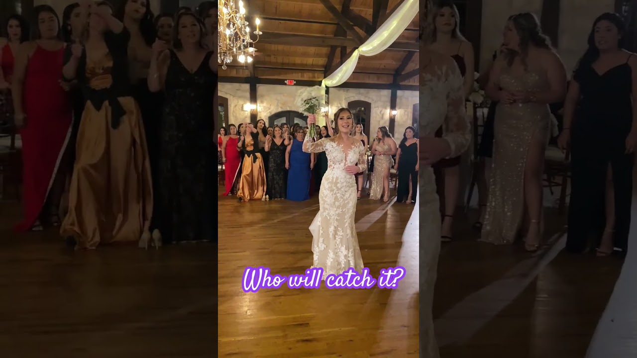 Suspense Before the Bouquet Toss | Who Will Catch It? 👰🎉