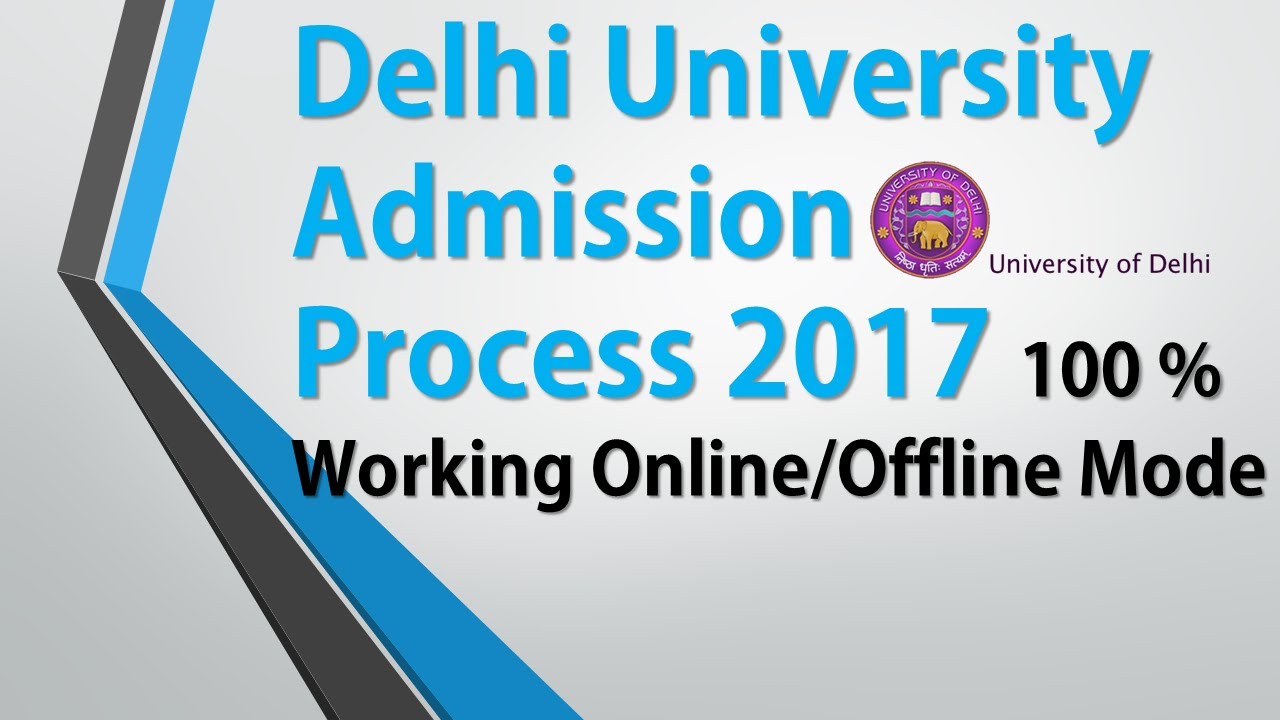 Delhi University Admission 2017 and How to Apply in DU | Admission ...