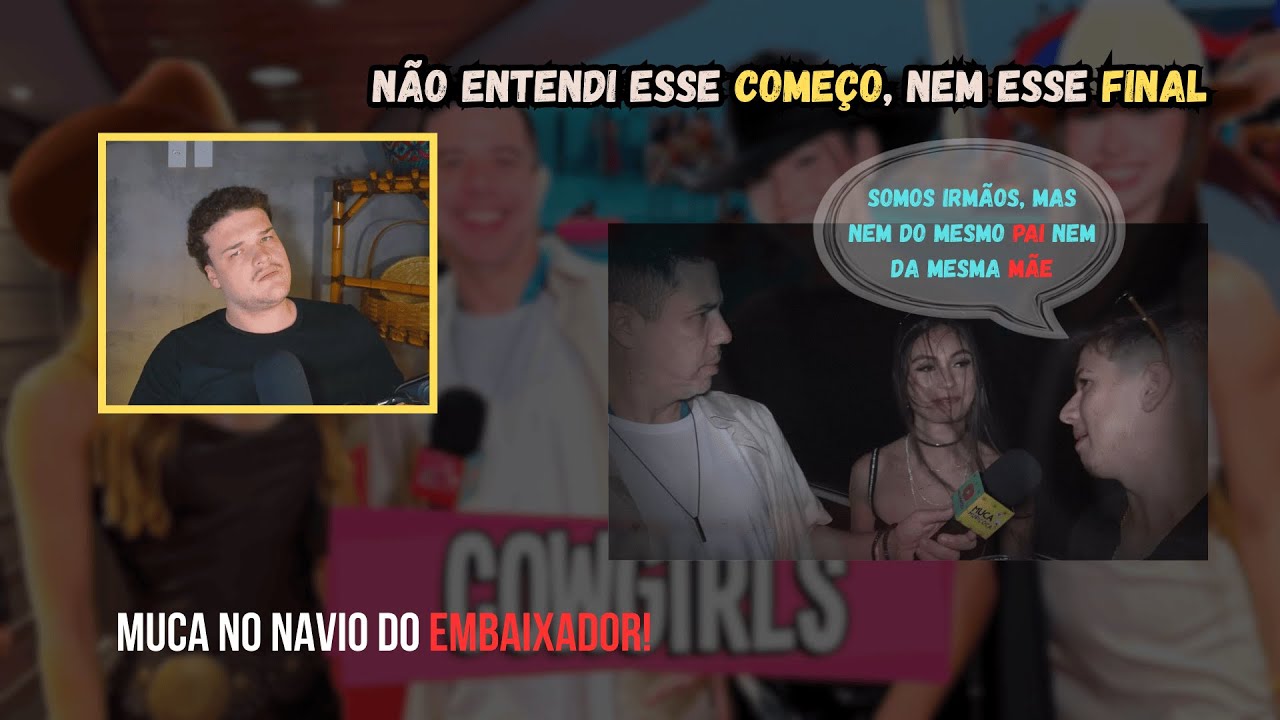 MUCA MURIÇOCA NO NAVIO DO GUSTAVO LIMA | REACT DO VENOX!