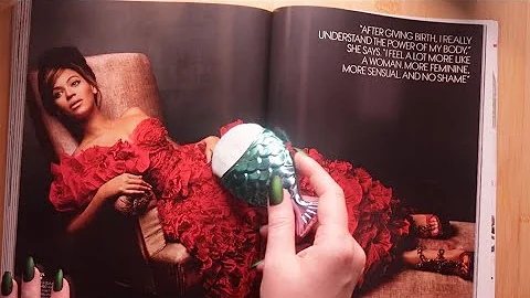 [2-Hour] ASMR Vogue Magazine with Beyonce on the Cover (Whispers, Page Flipping, Tracing)