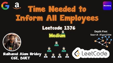 Time Needed to Inform All Employees - Leetcode 1376 - Java