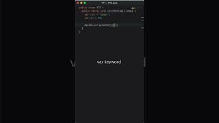 Java 10: Simplify Your Code with the var Keyword! 🚀 #codingtutorial #coding #programming
